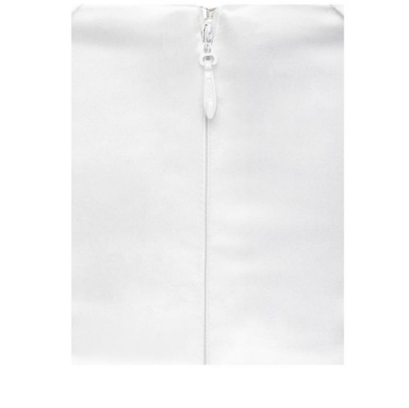 NWT Miss Circle Draped Off Shoulder white Bodysuit - Picture 6 of 6